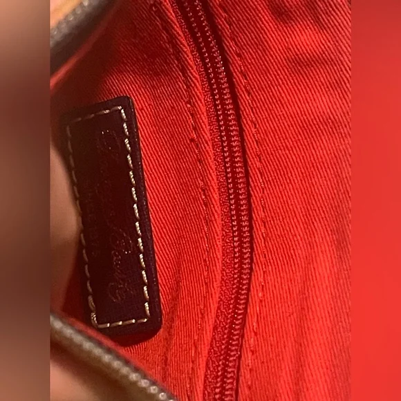 Dooney & Bourke ginger pouchette crossbody. Like new condition. - Picture 9 of 13